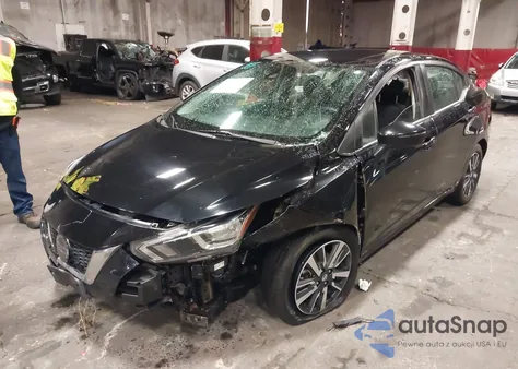 2021 Nissan Versa Sv Xtronic Cvt from USA, damaged, VIN 3N1CN8EV7ML871717